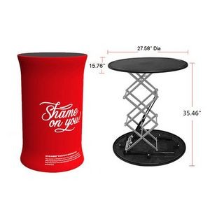 Oval Shape Collapsible Podium