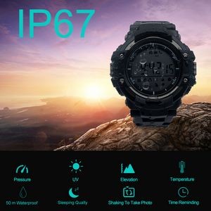 IP67 Temperature Altitude Ultraviolet Standby 360 days Fitness Watch