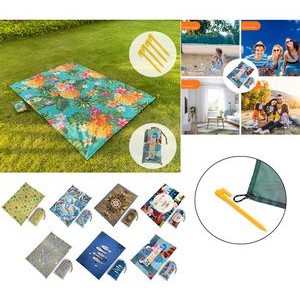 55 x 59 inch Personalized Oversized Quick Dry Sand-Free Beach Blanket Picnic Mat
