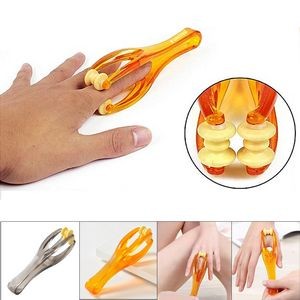 Finger Joints Massager Stress Relief Plastic Care Relax Double Roller Massage