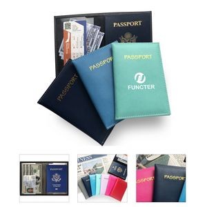 PU Passport Holder Ultra Slim Passport Wallet Travel Wallet