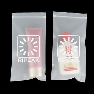 3.25 x 9 Inch Matte Frosted Resealable Plastic Bags Zip-Lock Seal Storage Pouch