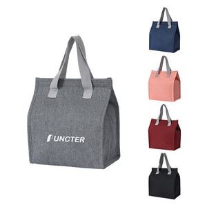 Water-resistant Oxford Insulated Lunch Bag Lunch Tote For Office