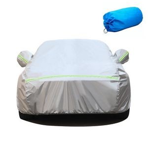 DuPont Oxford Size #YL Silver Weatherproof Car Cover