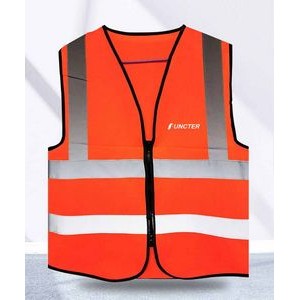 Safety Vest w/Reflective Stripes