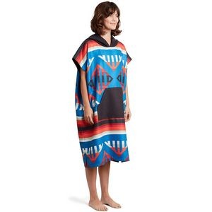 Hooded Changing Towel Surf Poncho with Front Pocket