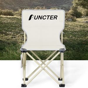 Portable Oxford Cloth Folding Camping Chair With Bag - Size M