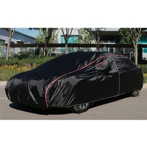 DuPont Oxford Size #2S Black Weatherproof Car Cover