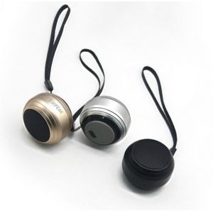Light Weight Metal Mini Wireless Speaker With Lanyard