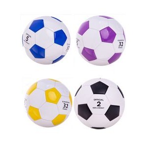 #5 1.6 mm Thick Glassy PU Surface Soccer Ball w/Rubber Bladder