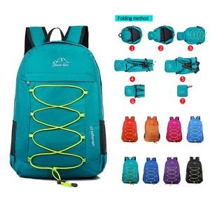 Ultra Lightweight Packable Foldable Water Resistant Outdoor Backpack