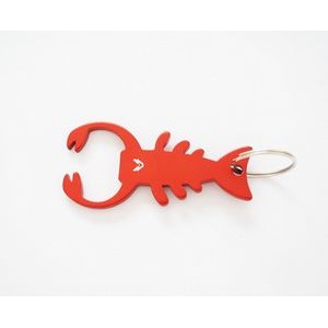 Creative Design Lobster-Shaped Bottle Opener w/Key Tag