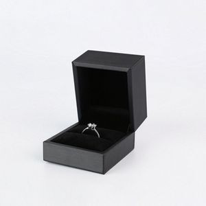 Premium PU Leather Jewelry Finger Rings Box Gift Boxes Jewelry Case for Rings