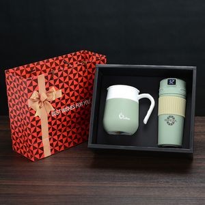 304 Stainless Steel Vacuum Insulated Water Bottle Tea Coffee Mug Gift Set