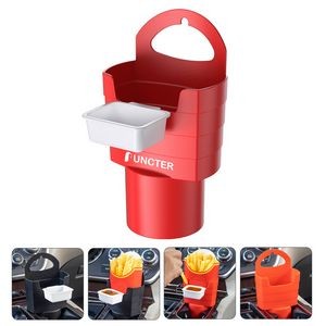 Fry Box Ketchup Sauces Holder French Fries Holder Set for Car Chips Cup Holder Dip Clip for Vehicle
