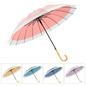 Long Handle Umbrella, Windproof Large Umbrella, Wind Resistant Big Golf Umbrellas For Adult