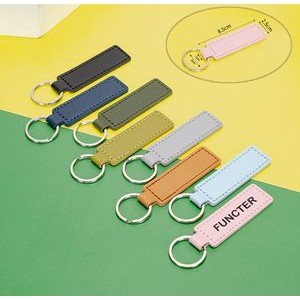 PU Leather Keychain for Car Home Key Ring Strap Holder Lanyard Women Men Universal Key Fob Keychain