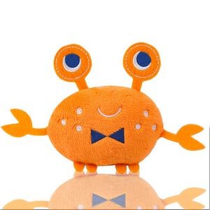 4" Stuffed Toy Crystal Super-Soft Surface Plush Toy - Crab