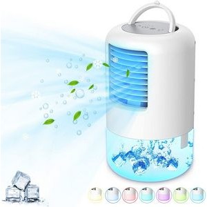 Colorful Desktop Spray Fan Humidifier