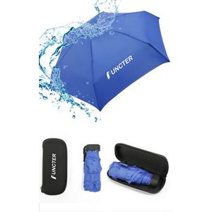 Mini Portable Folded Umbrella w/Case
