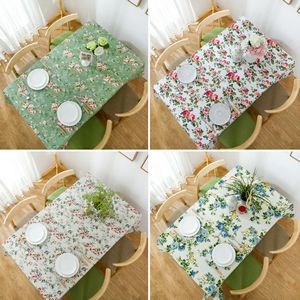 Spring Summer Floral Round Tablecloth