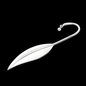 Creative Metal Leaf Shaped Bookmark For Book Lover