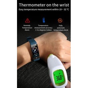 Body Temperature Heart Rate Smart Bracelet