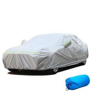 DuPont Oxford Size #3XXL Silver Weatherproof Car Cover