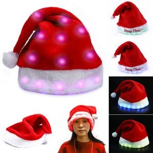 Funny Santa Hat, Changing Light up LED Lights for Adults and Kids