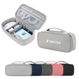 Electronic Accessories Organizer Travel Cable Organizer Bag Pouch (Large Size)