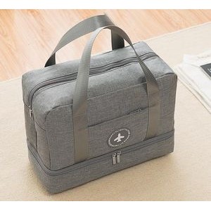 Gym Swimming Bag w/Shoe Cabinet & Separate Dry & Wet Pockets