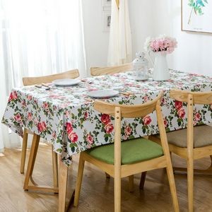35.46 x 35.46 Inch Spring Summer Floral Round Tablecloth
