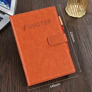 5.71'' X 8.47'' PU Leather A5 Notepad W/A Pen Holder