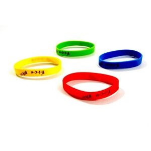 Screen Printed Silicone Bracelet