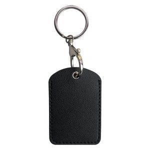 Small Rectangle PU Keytag Case PU Card Case Card Holder Access Control Card Sleeve