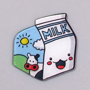 Magnet Cartoon Milk Box Shape