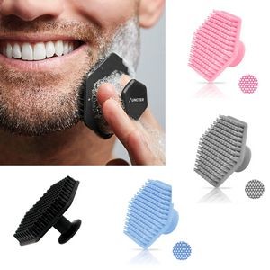 Hexagon Silicone Facial Cleansing Scrubber Mini Face Wash Brush Skin Care Tool