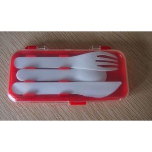 3-In-1 Plastic Knife Fork Spoon Set