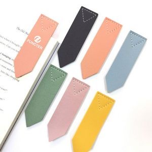 PU Leather Page Corner Bookmark for Book Lover Book Shop Gift