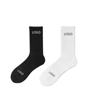 Men Athletic Socks Mid-calf Length Socks For Adult and Kids Athletic Socks