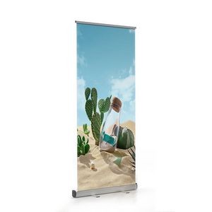 32 x 79 Retractable Banner with Stand for Advertising, Stores, Trade Show