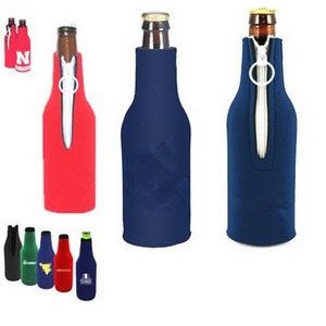 Neoprene Bottle Sleeve w/Zipper