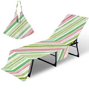 Microfiber Pool Chair Cover Soft Beach Chair Towel for Outdoor Beach Furniture