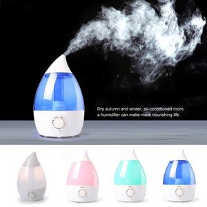 LED Colorful Water Drop Air Humidifier