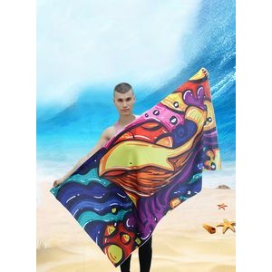 31.5 x 59 inch Personalized Soft Oversized Quick Dry Sand-Free Absorbent Beach Towels