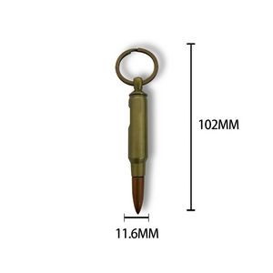 Bronze Bullet Shape Key Chain