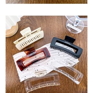 Hair Clips for Women Large Neutral Rectangle Hair Clips (X-Large)