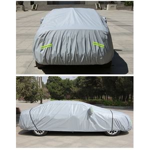 PEVA Size #3S Silver Weatherproof Car Cover
