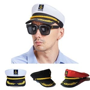 Adult Captain Costume Hat Cap