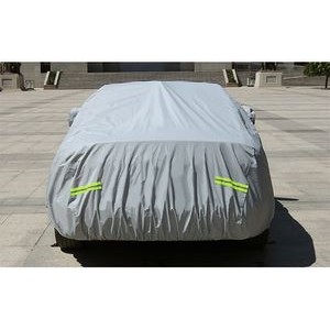 PEVA Size #YXL Silver Weatherproof Car Cover